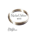 Nickel Silver wire soft thickness 24 - 10GA (0.5 - 2.6 mm), Wire Wrapping, Jewelry making, nickel silver wire – 1 meter (3.30 ft)