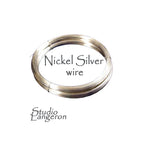 Nickel Silver wire soft thickness 24 - 10GA (0.5 - 2.6 mm), Wire Wrapping, Jewelry making, nickel silver wire – 1 meter (3.30 ft)