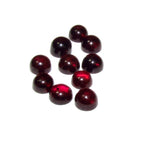 4 mm Garnet Cabochon Natural Gemstone Calibrated Size, Garnet Gemstone, Natural gemstone, Garnet cabochon, Studio Langeron - 1 piece