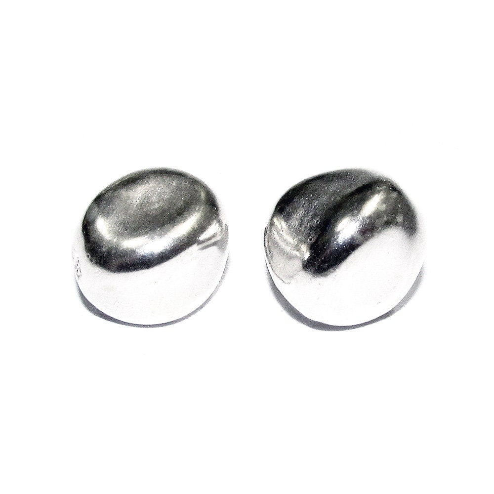 925 sterling silver handmade beads BB 38, silver beads, Jewelry making, handmade beads, decorative beads, Original beads - 1 piece