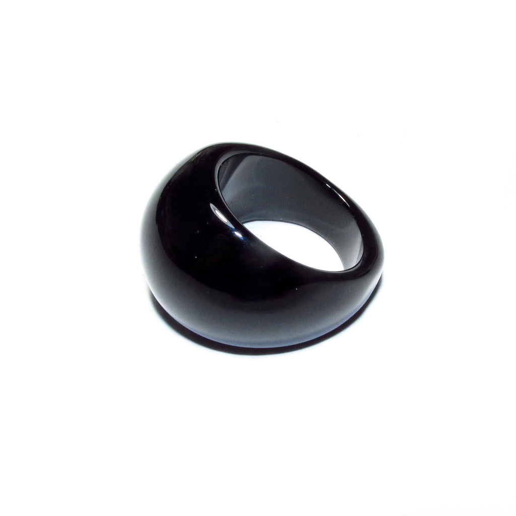 Natural Black onyx band Ring size 7.0 - 12 1/2,  Black onyx stone ring, Band Rings, Gemstone ring, Natural gemstone