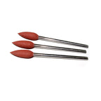 Brown Rubber Silicone Cone Polishers, Jewelry tools, Medium grit, Jewelry making - 1 piece