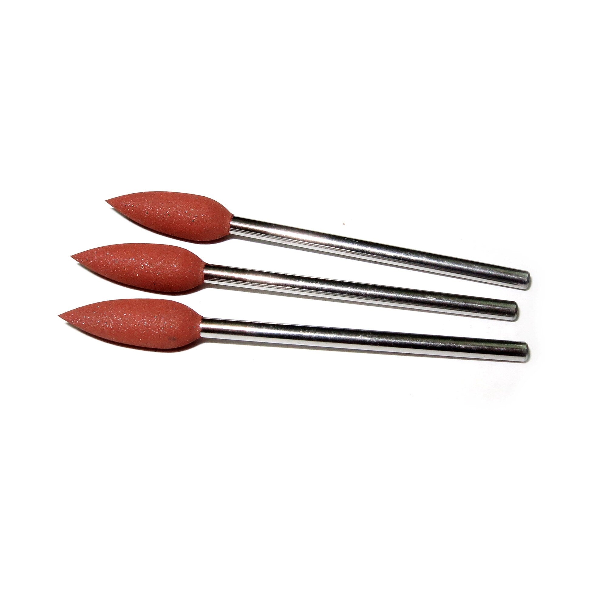 Brown Rubber Silicone Cone Polishers, Jewelry tools, Medium grit, Jewelry making - 1 piece