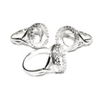 14 mm 925 sterling silver blank ring with bezel cup size 5, 6, 7, 8, Jewelry making, bezel cup, base ring, Setting, silver ring - 1 piece
