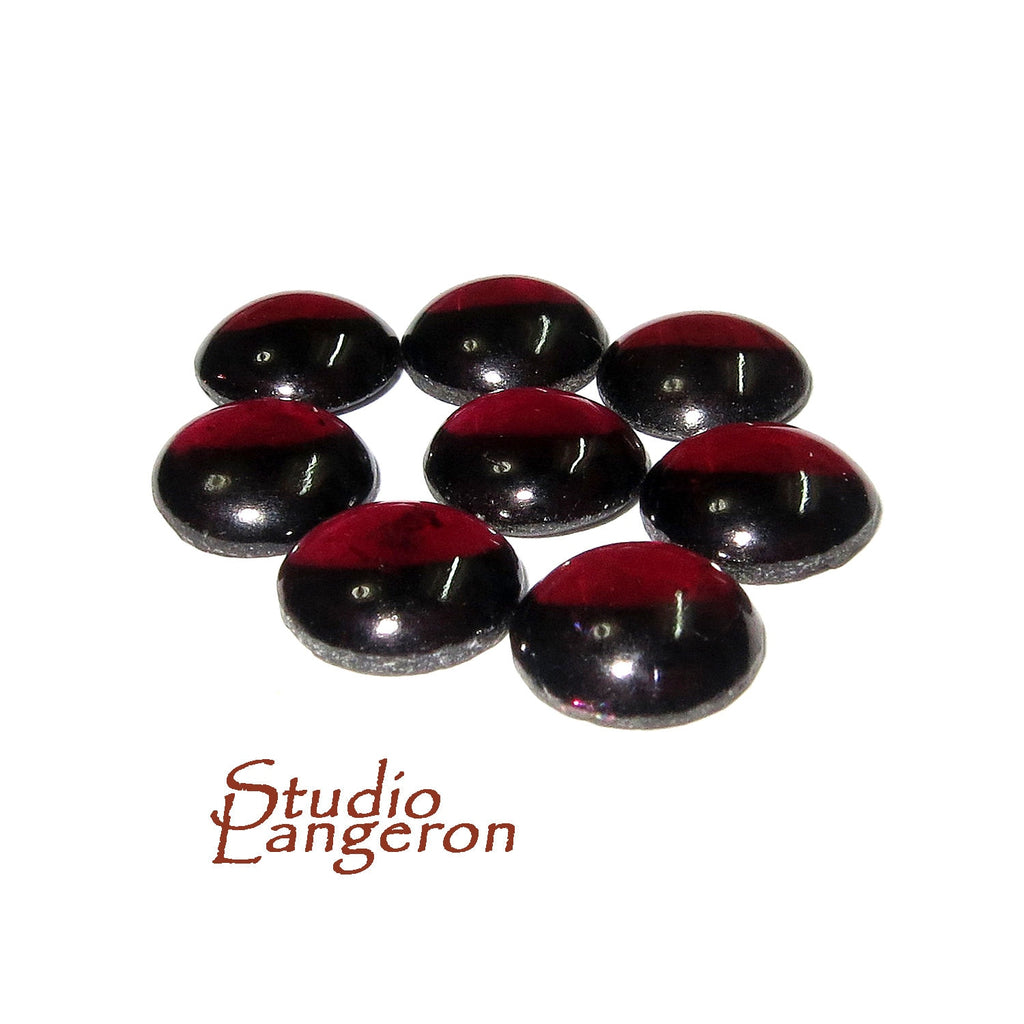 9 mm Garnet Round Cabochon Natural Gemstone Calibrated Size, Garnet Gemstone, Natural gemstone, Garnet cabochon, Jewelry making - 1 piece
