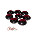 9 mm Garnet Round Cabochon Natural Gemstone Calibrated Size, Garnet Gemstone, Natural gemstone, Garnet cabochon, Jewelry making - 1 piece