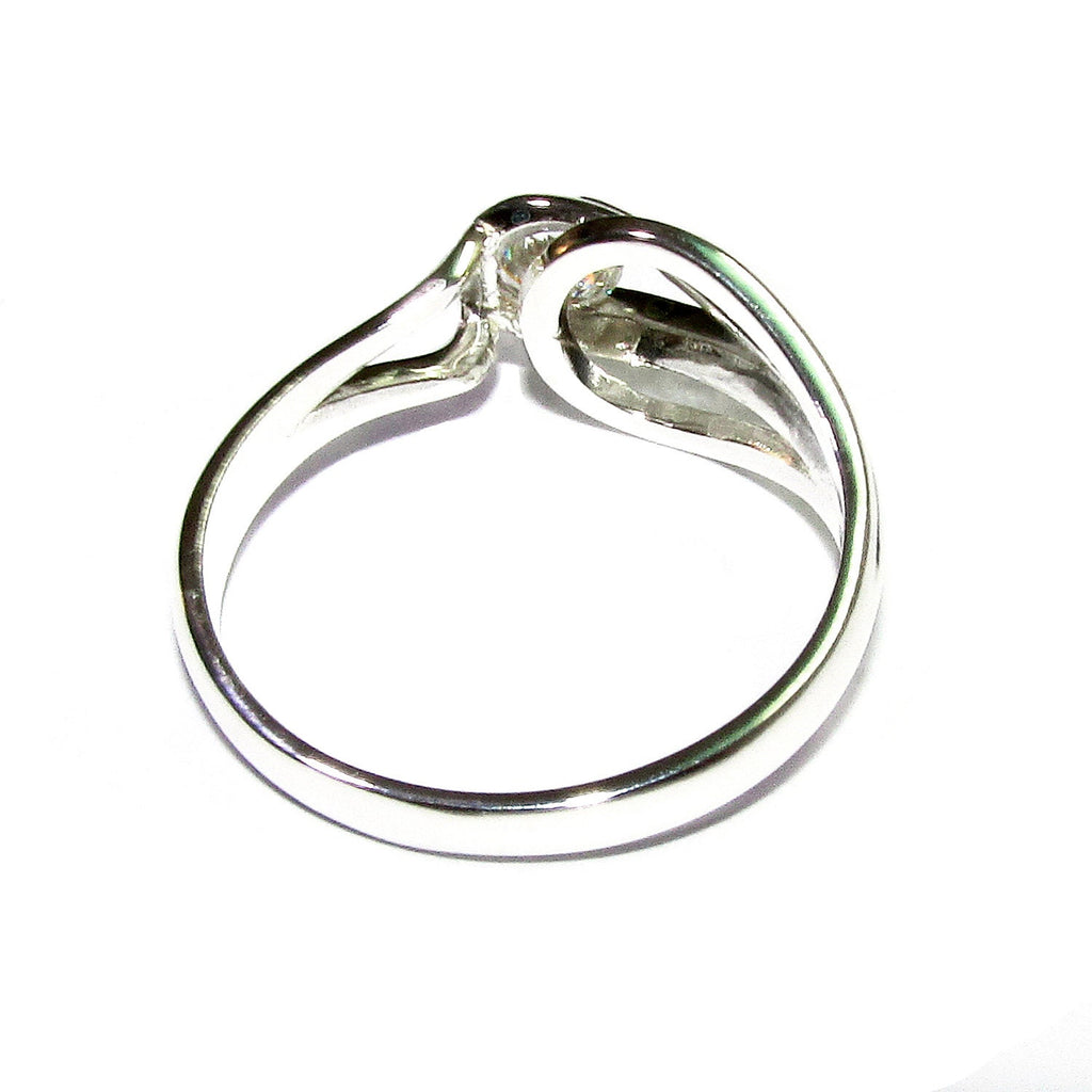 White topaz ring 925 sterling silver size 7, Handmade ring, single copy, sterling silver, White topaz ring, silver ring, Gift ring