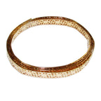 14K Yellow Gold filled Gallery wire, Bezel wire, Gallery ribbon, Gallery pattern, Jewelry making, Gold Filled Setting - 4 inch (10 cm)