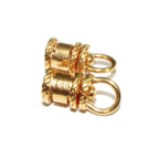 14K Yellow Gold filled Cord End Cap rotating size 4.0 mm, gold filled cap, end caps, jewelry making, cord, cord end caps - 1 pair (2 pieces)