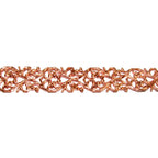 Natural Copper Bezel wire, Gallery wire, Gallery ribbon, Gallery pattern, Jewelry making, Setting, Copper wire, Findings  - 4 inch (10 cm)
