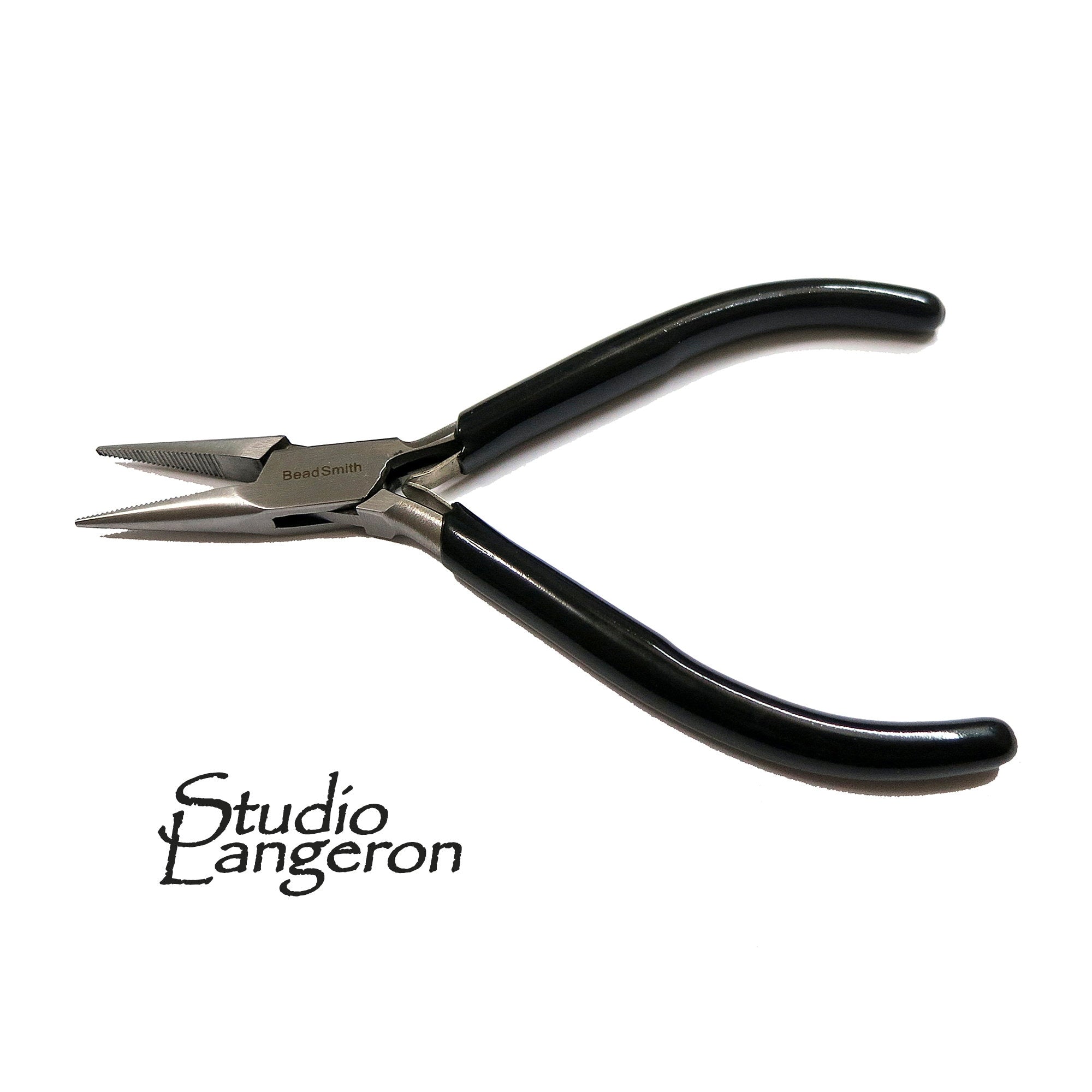 Serrated Chain nose pliers Professionally Prepared for Jewelry Making PL653, Bead Smith, Length 115 mm (4.5 inch), Jewelry making  - 1 piece