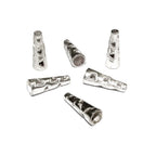 925 Sterling silver Small Bead Cones, Beading, Bead cones, Jewelry making, Silver 925, Lariat, End caps, Silver cone - 1 pair (2 pieces)