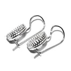 10 mm size 925 sterling silver blank earrings with bezel cup, Jewelry making, Setting, bezel cup, base earrings - 1 pair (2 pieces)