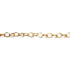 14/20 Yellow Gold-Filled 3.8mm Oval Chain, Gold filled chain, Jewelry making, Oval Chain, 14/20 Gold Filled - 1 Ft (30 cm)