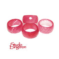 Natural Rose Agate band Ring, size 7, 7 1/2, 8, Stone band ring, Band Rings, Natural Gemstone ring, Unisex rings, Solid gemstone, Rose agate