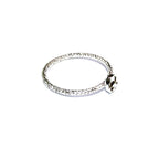 925 sterling silver blank ring with bezel cup 4 mm size 4, 5, 6, 7, 8, 9, 10, 11, bezel cup, base ring, Jewelry making, Setting - 1 piece