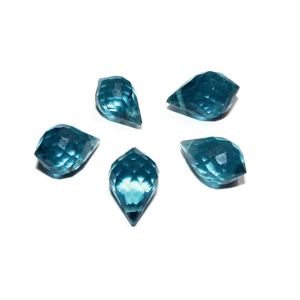 Natural Apatite Teardrop faceted Beads size 10x7 mm, Apatite Gemstone, Jewelry making, Natural Gemstone Teardrop beads - 1 piece