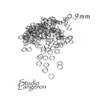 10 pcs 925 Sterling Silver Open Jump Rings 0.9 mm (19GA) Inside Diameter 2.0, 2.5, 3.5, 4.0, 5.0 mm, Open jump rings, Jewelry making
