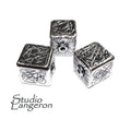 925 sterling silver handmade beads BS01, silver beads, Jewelry making, beads, handmade beads, decorative beads, Original beads - 1 piece
