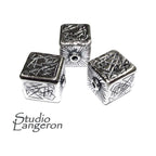 925 sterling silver handmade beads BS01, silver beads, Jewelry making, beads, handmade beads, decorative beads, Original beads - 1 piece