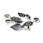 925 Sterling silver small Glue-on Flat Pad Pendant Bails, Silver Bail, Jewelry making, Bail finding, Glue-on bail, Bail - 1 piece