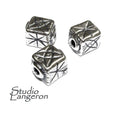 925 sterling silver handmade beads BS09, Jewelry making, silver beads, beads, handmade beads, decorative beads, Original beads - 1 piece