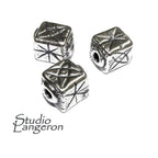 925 sterling silver handmade beads BS09, Jewelry making, silver beads, beads, handmade beads, decorative beads, Original beads - 1 piece