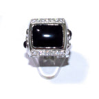 Black onyx man ring 925 sterling silver size 8 1/2, Handmade ring, single copy, sterling silver, natural onyx, man ring, black gemstone