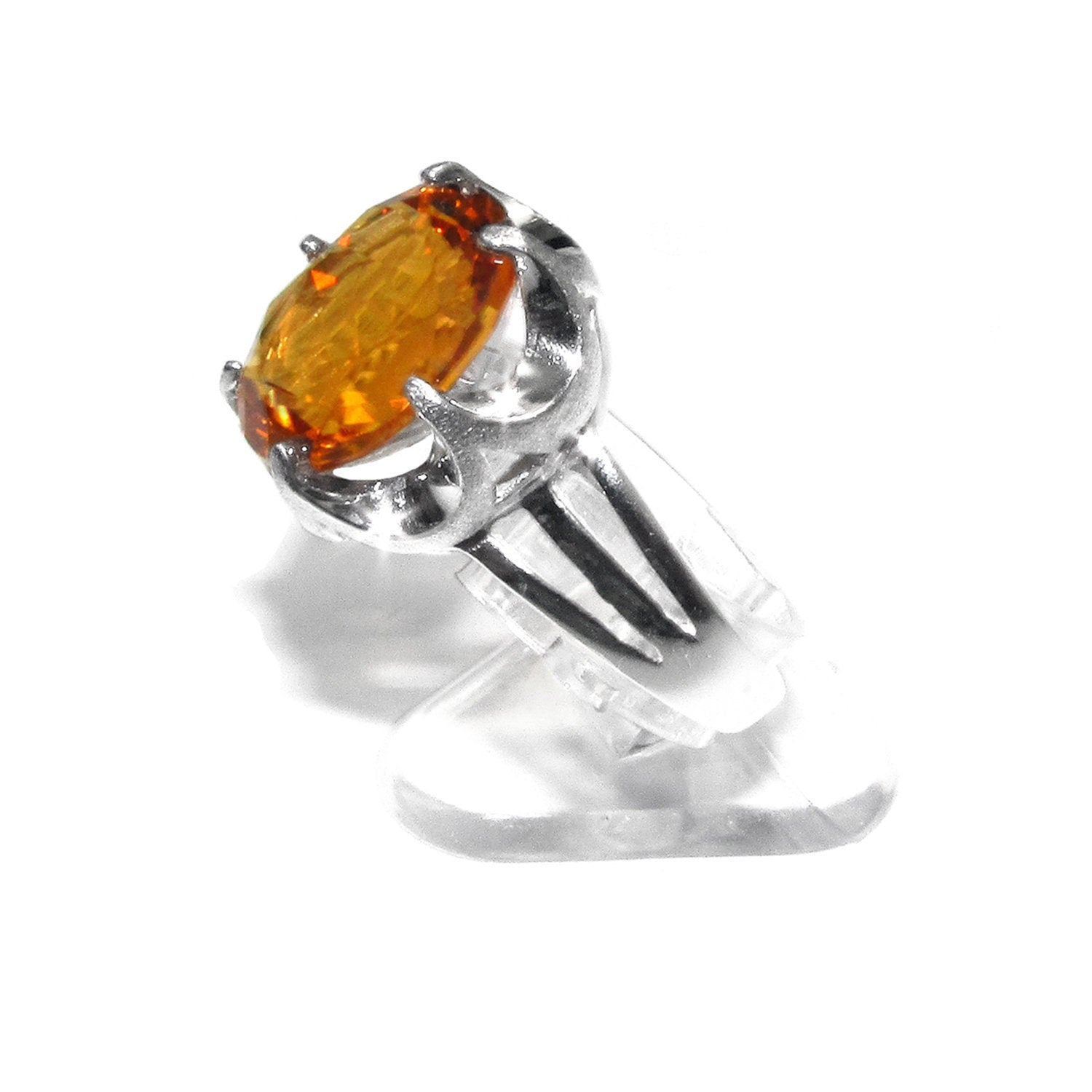 Citrine ring 925 sterling silver size 9, Handmade ring, single copy, 925 sterling silver, Natural Citrine, silver ring, gemstone Citrine