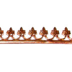 Natural Copper Bezel wire, Gallery wire, Gallery ribbon, Gallery pattern, Setting, Jewelry making, Copper wire  - 4 inch (10 cm)