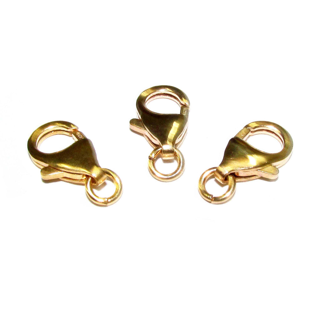 3 pcs/Pkg 14K Gold Filled Lobster Clasp size 13 mm, Trigger clasps, Clasps, Clasps gold filled, Jewelry making, 14/20 Gold filled