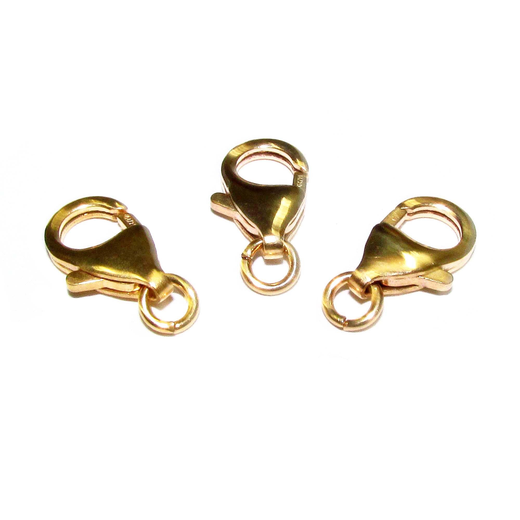 3 pcs/Pkg 14K Gold Filled Lobster Clasp size 13 mm, Trigger clasps, Clasps, Clasps gold filled, Jewelry making, 14/20 Gold filled