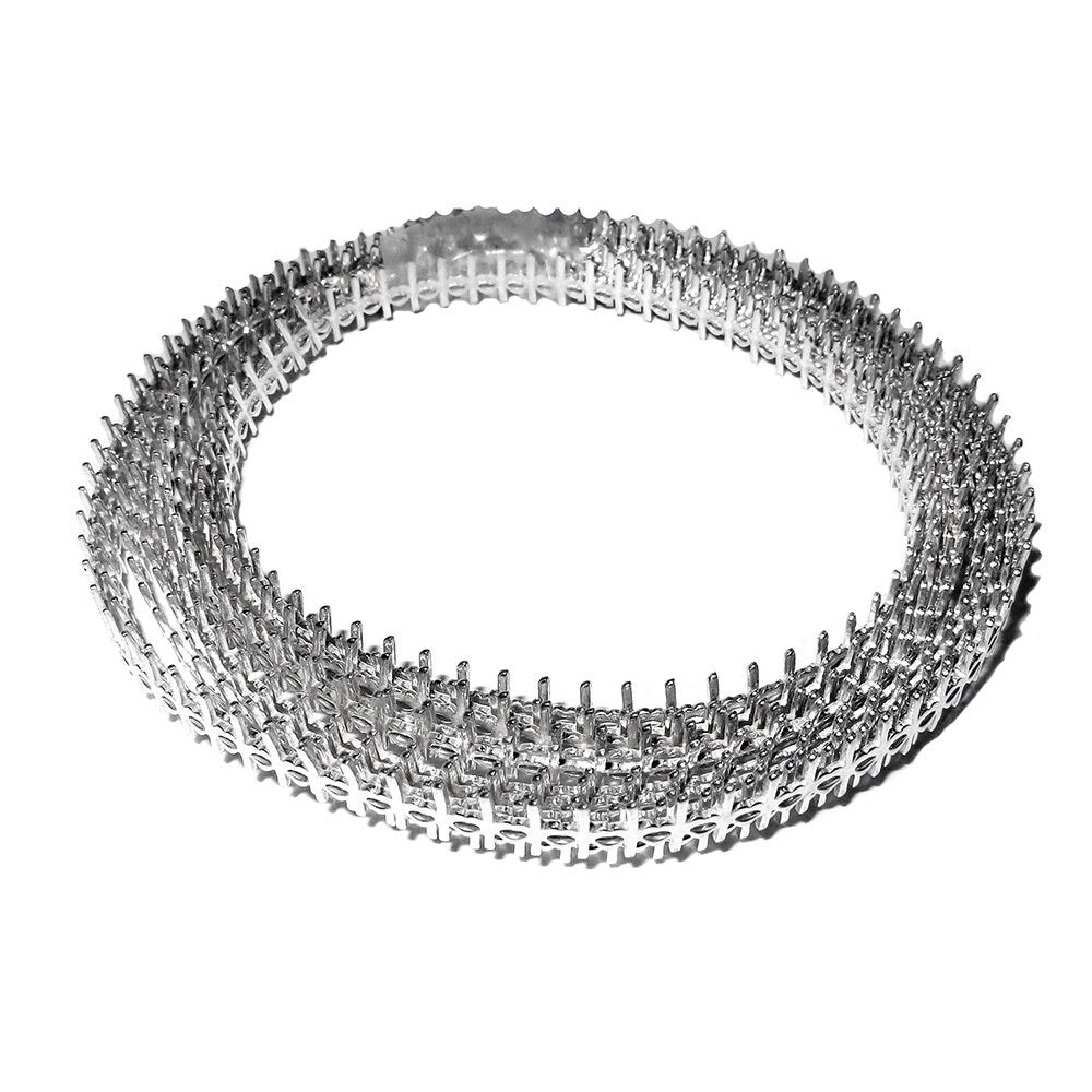 935 Argentium Silver Bezel wire, Gallery wire, Gallery ribbon, Gallery pattern, Argentium silver, Jewelry making, Setting - 4 inch (10 cm)