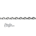 1.2 mm 925 Sterling Silver oval cable chain, silver chain, Jewelry making, silver oval chain, sterling silver shiny chain - 1 Ft (30 cm)