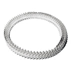 935 Argentium Silver Bezel wire, Gallery wire, Gallery ribbon, Gallery pattern, Jewelry making, Silver wire, Silver - 4 inch (10 cm)