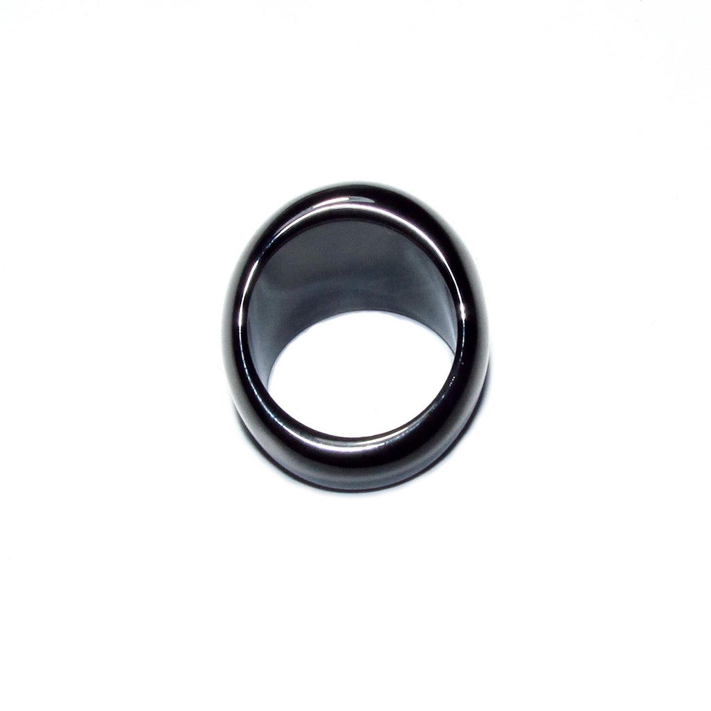 Natural Black onyx band Ring size 7.0 - 12 1/2,  Black onyx stone ring, Band Rings, Gemstone ring, Natural gemstone
