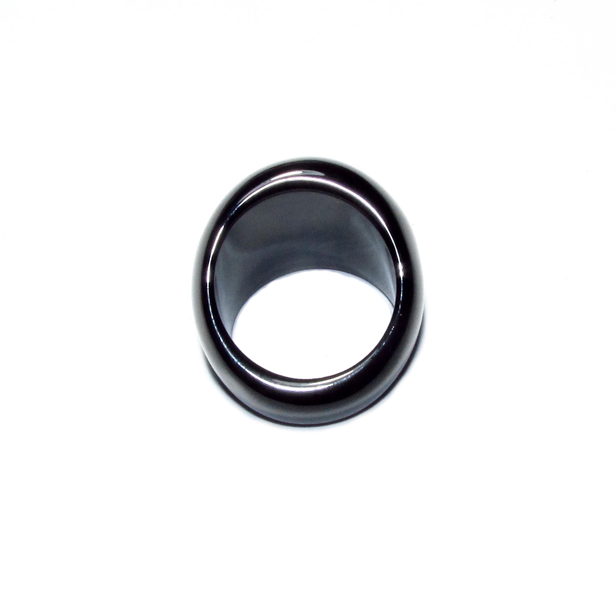 Natural Black onyx band Ring size 7.0 - 12 1/2,  Black onyx stone ring, Band Rings, Gemstone ring, Natural gemstone