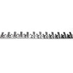935 Argentium Silver Bezel wire, Gallery wire, Gallery ribbon, Gallery pattern, Setting silver, Wire, Jewelry making - 4 inch (10 cm)