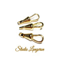 1 piece - 14K Yellow gold filled Albert swivel clasp 26.0mm with closed ring, Albert clasp, 14K Gold filled, Jewelry making