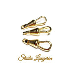 1 piece - 14K Yellow gold filled Albert swivel clasp 26.0mm with closed ring, Albert clasp, 14K Gold filled, Jewelry making