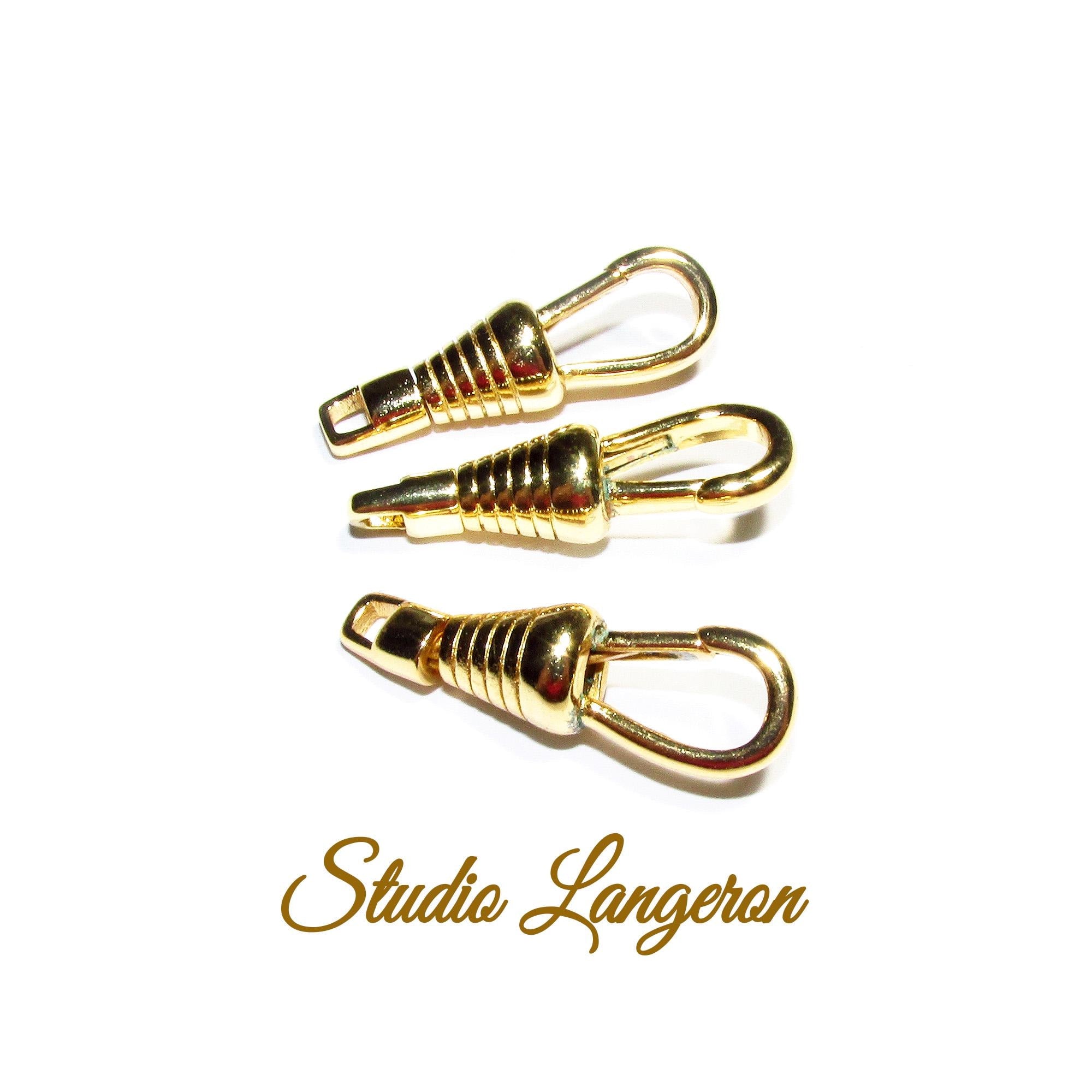 1 piece - 14K Yellow gold filled Albert swivel clasp 26.0mm with closed ring, Albert clasp, 14K Gold filled, Jewelry making