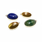 14K Yellow gold filled Oval Bezel Cup size 4x6 - 18x25 mm, Oval Bezel cup, Jewelry making, Setting, Gold Filled bezel cup - 1 piece