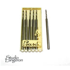 Busch Twist Drills 2.35mm shank Pack of 6 size 005 - 023, Jewelry drills, Busch drills, Tools Jewelry, Jewelry making - 1 pack (6 pieces)