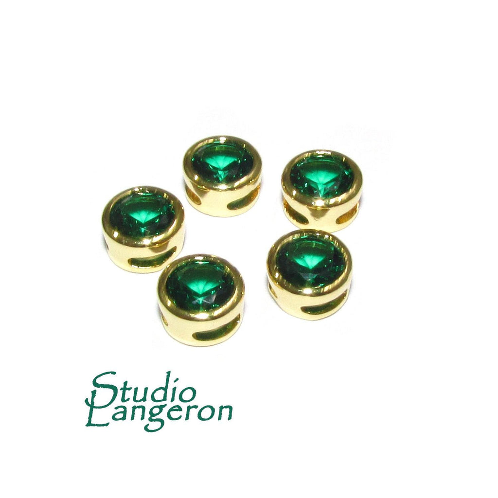 14K yellow gold filled decorative round beads with chalcedony size 6.2x3.8 mm, Jewelry making, Gold filled beads, chalcedony - 1 piece