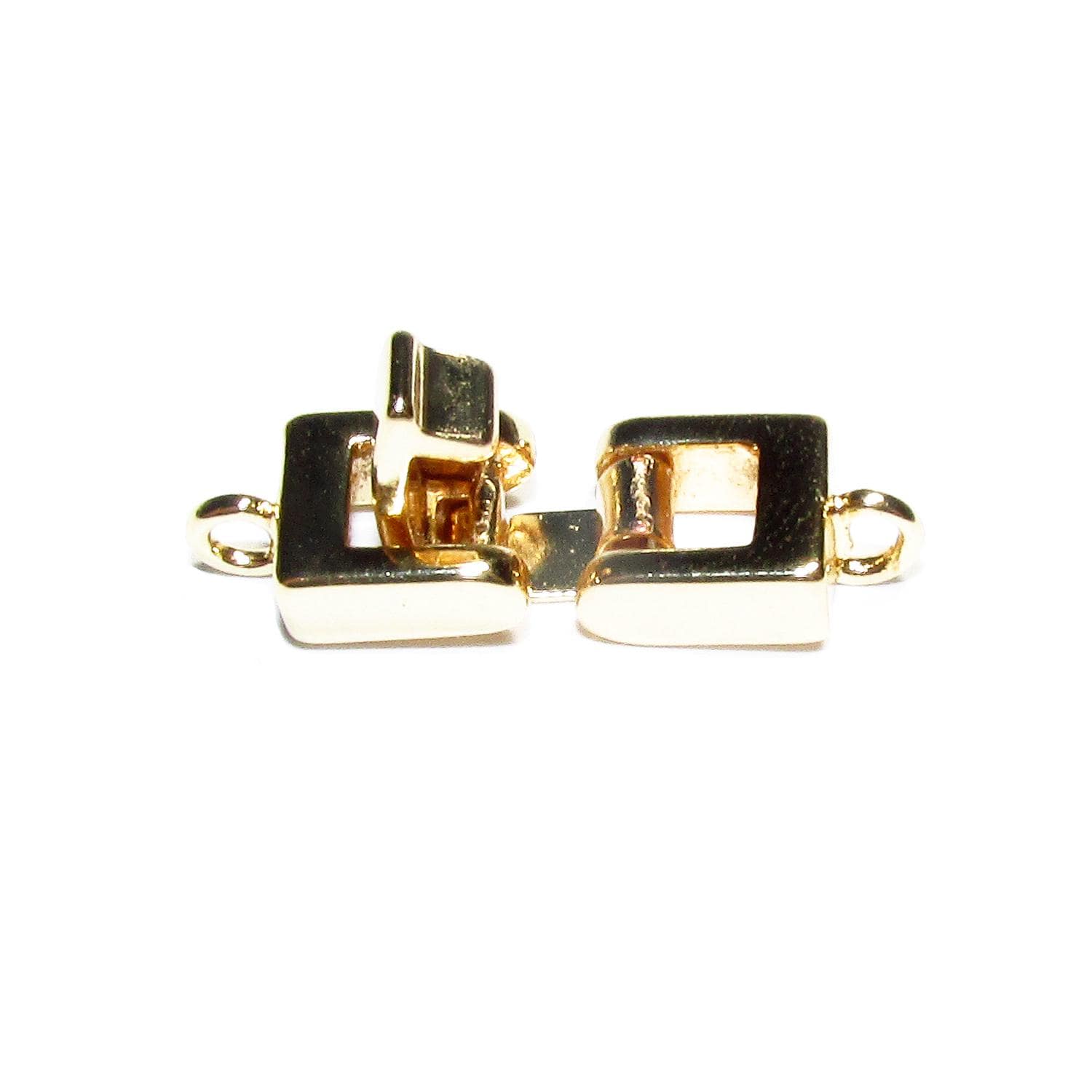 14K Yellow Gold Filled Box Clasp, Jewelry Making (23x7mm)