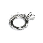 925 Sterling Silver Blank pendants sizes 8.0 - 24.0mm, model 1231, bezel cups, Jewelry making, Blank pendants, Setting - 1 piece