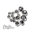925 Sterling Silver Diamond cut Beads size 2.5, 3, 4, 5, 6 mm, Diamond cut, Jewelry making, Diamond cut Spacer Beads, Silver beads - 1 piece