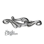 925 Sterling Silver Hook Eye Clasps, Silver clasp, Clasp, Clasps, Hook eye clasp, Clasps, Jewelry making, 925 Silver clasp - 1 piece