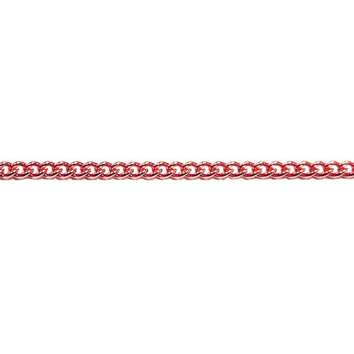 1.8 mm Rose gold filled panzer chain, panzer chain, curb chain, Jewelry making, gold filled chain, Rose gold filled - 1 Ft (30 cm)