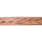 Natural Copper Bezel wire, Gallery wire, Gallery ribbon, Gallery pattern, Natural Copper, Jewelry making, Copper wire - 4 inch (10 cm)